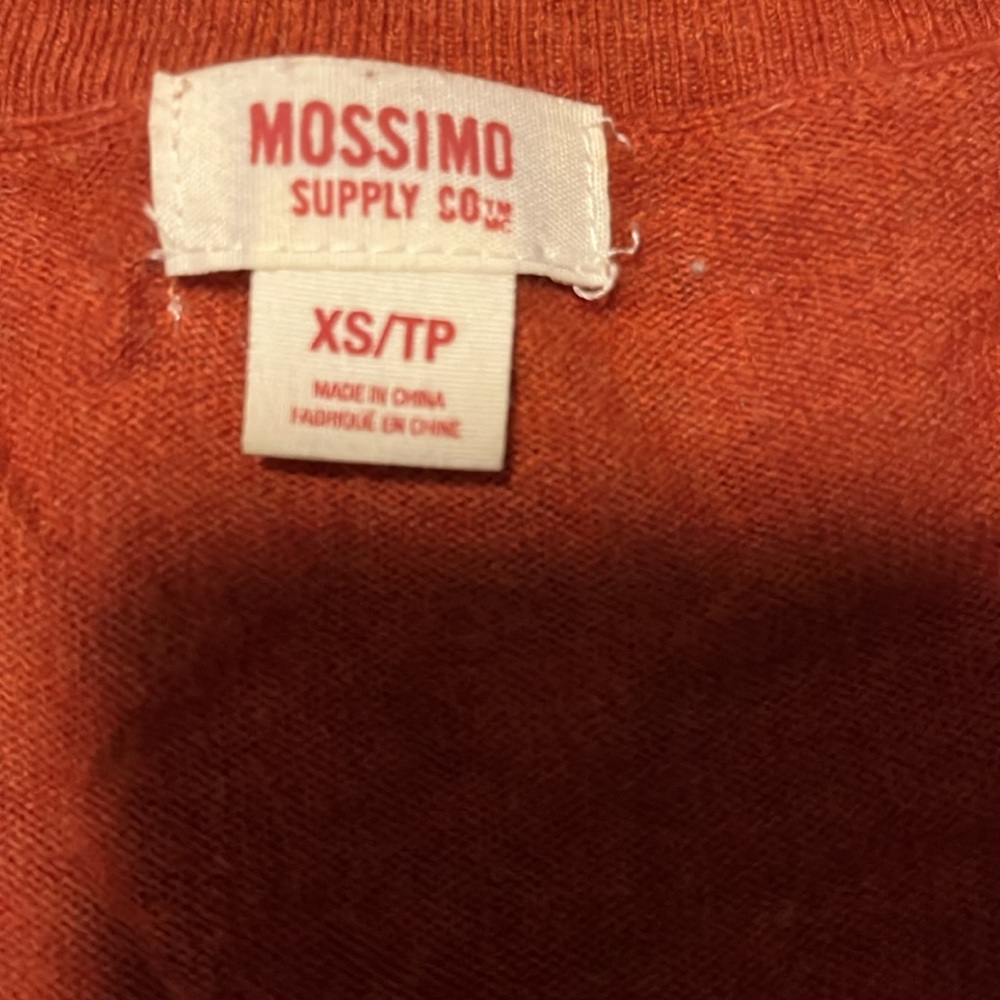 Mossimo Rust Color Button Front Sweater . Size Xs - image 3
